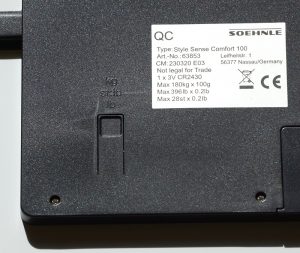 Soehnle Style Sense Comfort 100 einstellbare Gewichtseinheiten