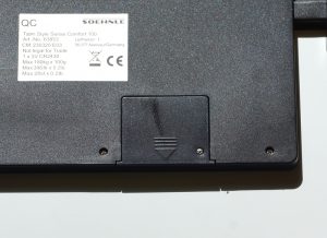 Soehnle Style Sense Comfort 100 verschraubbares Batteriefach