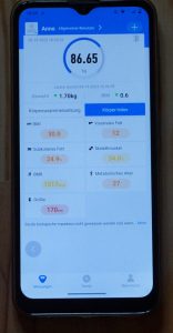 Vitafit Personenwaage Test Messwerte