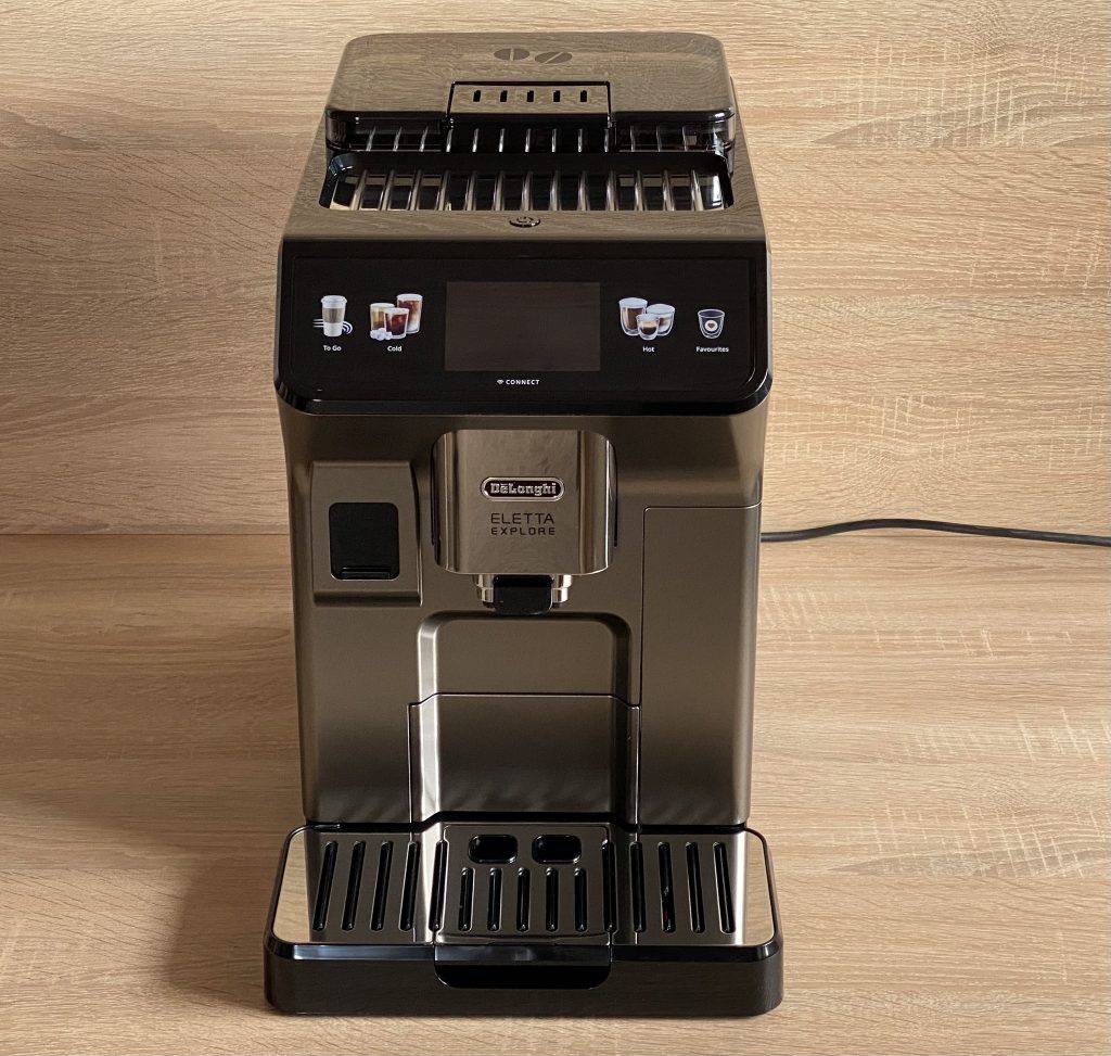 DeLonghi Eletta Explore Cold Brew ECAM450-86-T Kafeevollautomat Vorderseite
