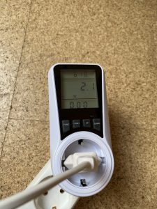 CONOPU DH-JH04 Stromverbrauch niedrigste Stufe