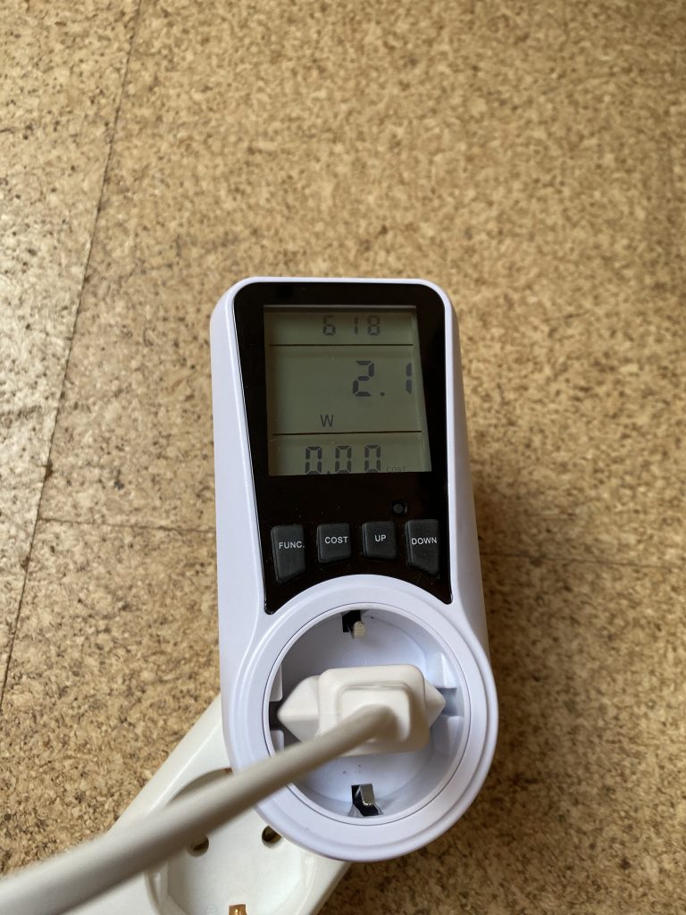 CONOPU DH-JH04 Stromverbrauch niedrigste Stufe