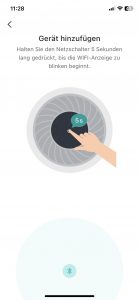 Levoit VeSync Core 300S Luftreiniger App Einrichtung 3