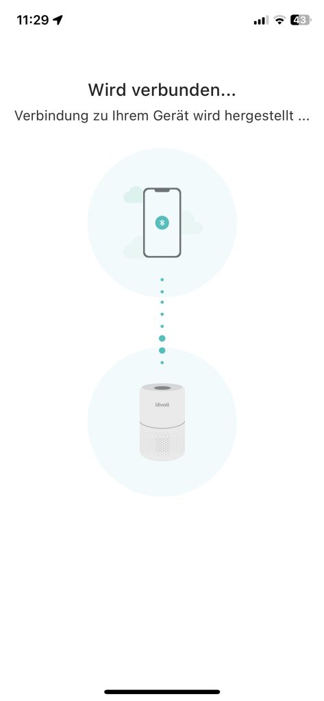 Levoit VeSync Core 300S Luftreiniger App Einrichtung 4