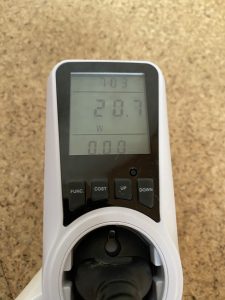 Shark HEPA Luftreiniger HP100EU Stromverbrauch höchste Stufe