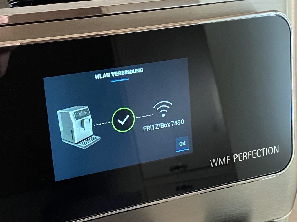 WMF Perfection 680 Kaffeevollautomat Verbindung mit WLAN