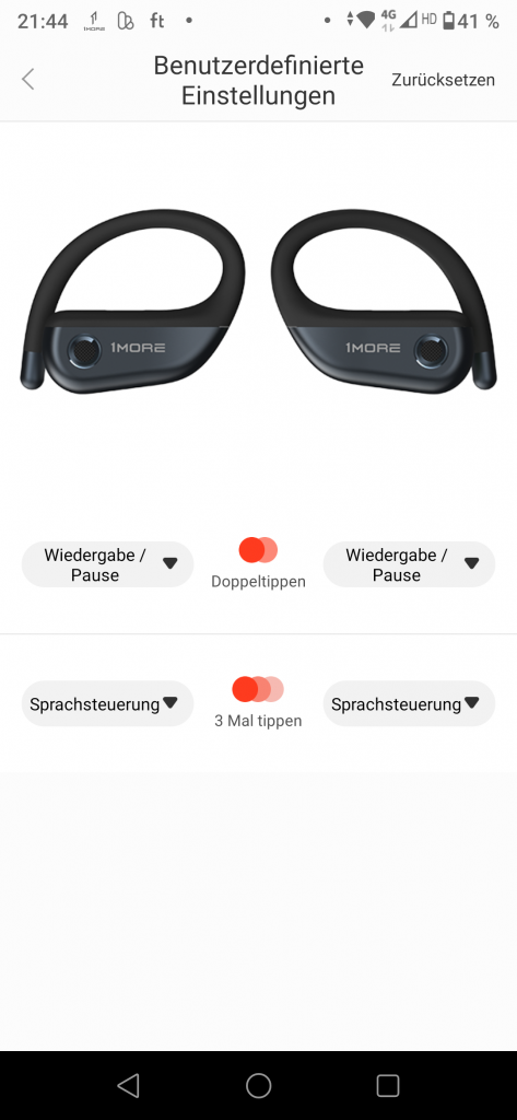 1More Fit S50 Kopfhörer Screenshot 2