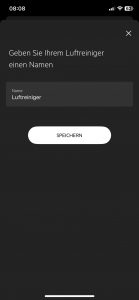 AEG APO50371DG PURE 5000 Luftreiniger App Einrichtung 8