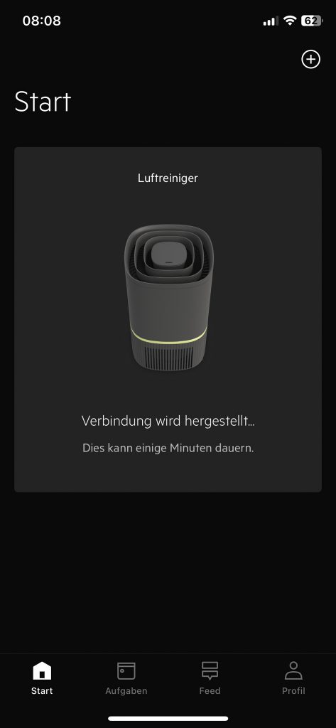 AEG APO50371DG PURE 5000 Luftreiniger App Verbindung herstellen