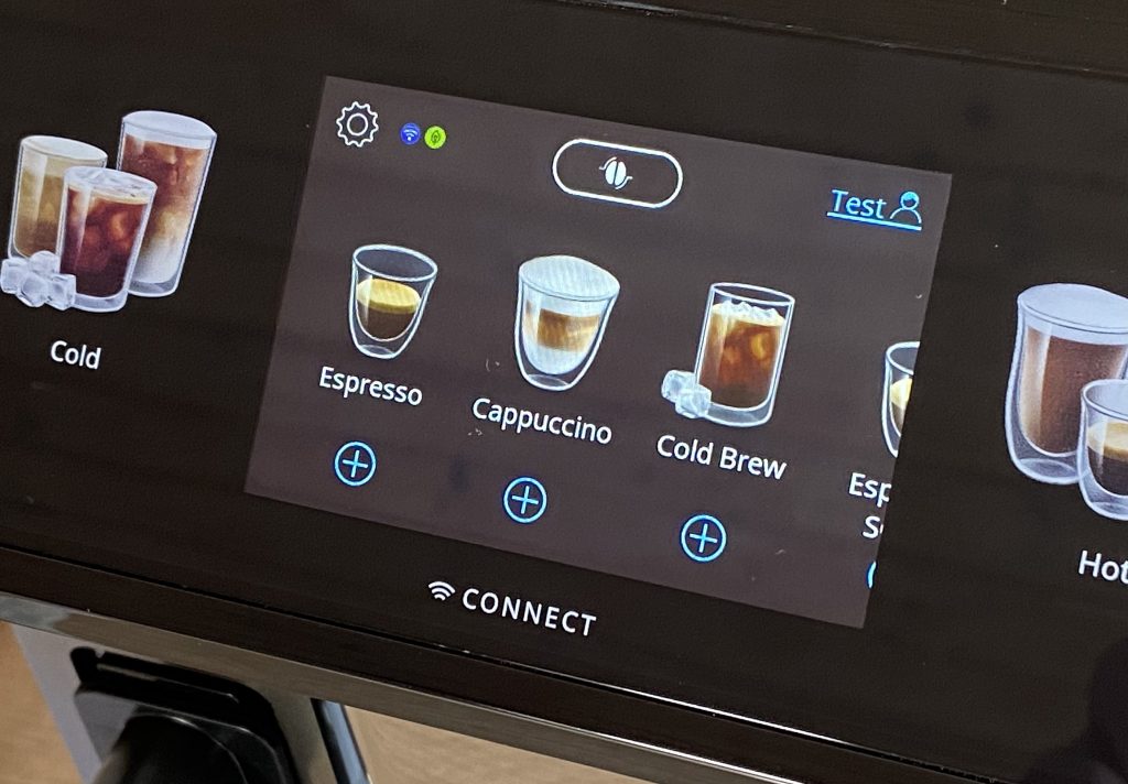 DeLonghi Eletta Explore Cold Brew ECAM450-86-T Kafeevollautomat Display