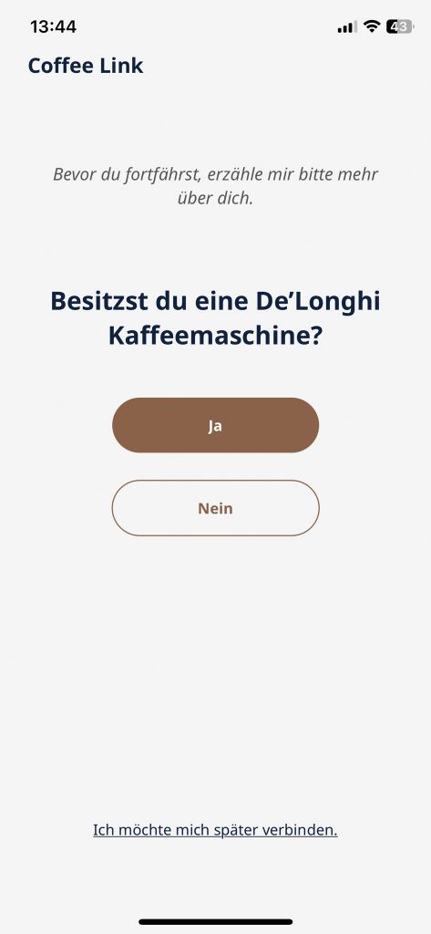 DeLonghi Eletta Explore Cold Brew ECAM450-86-T Kafeevollautomat App Verbindung 1