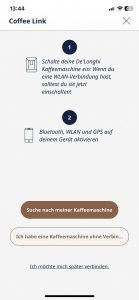 DeLonghi Eletta Explore Cold Brew ECAM450-86-T Kafeevollautomat App Verbindung 2