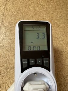 Levoit VeSync Core 300S Luftreiniger Stromverbrauch niedrigste Stufe