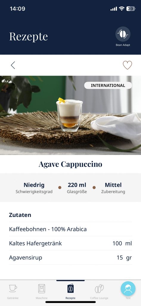 DeLonghi Eletta Explore Cold Brew ECAM450-86-T Kafeevollautomat App Rezepte