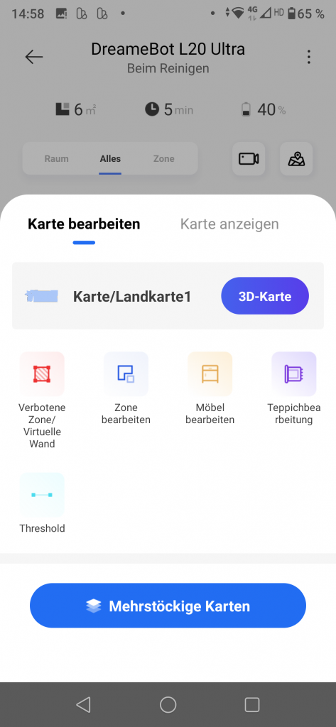 Dreame L20 Ultra Saug-Wisch-Roboter Screenshot 11