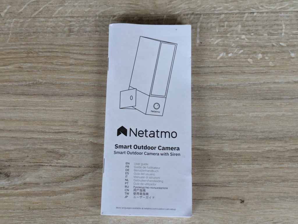 Anleitung der Netatmo Presence Überwachungskamera