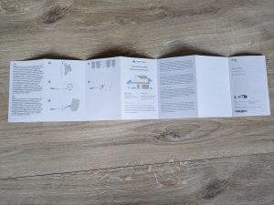 Anleitung der Ring Spotlight Cam Pro Überwachungskamera Ansicht der Rückseite