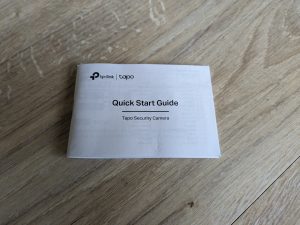 Anleitung der TP-Link Tapo C310 Überwachungskamera geschlossen