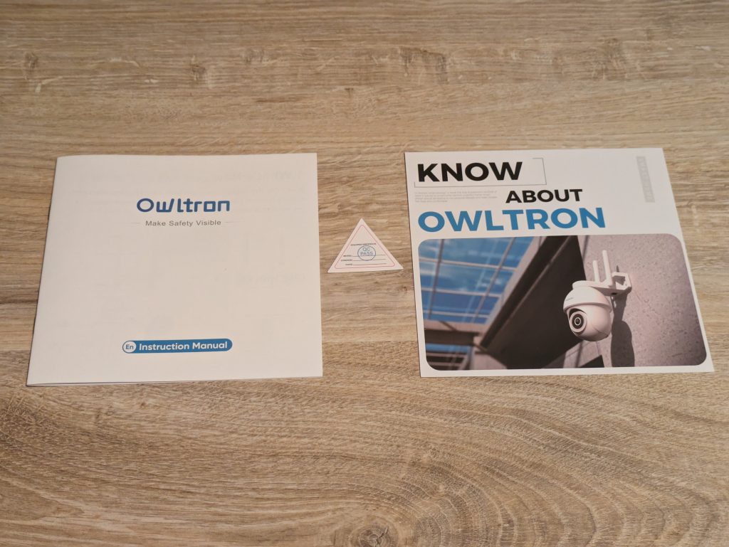 Anleitungen der Owltron O1 Überwachungskamera