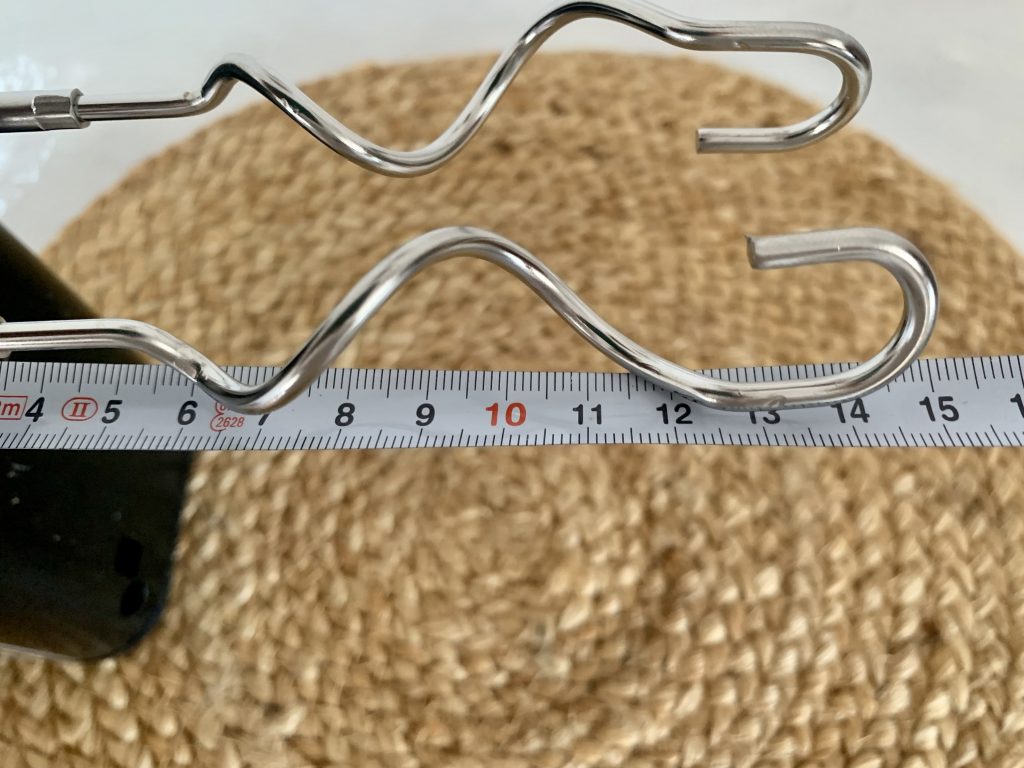 Arendo ‎A304749x3 Handmixer Länge der Knethaken