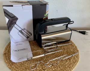 Arendo ‎A304749x3 Handmixer ausgepackt mit Zubehör