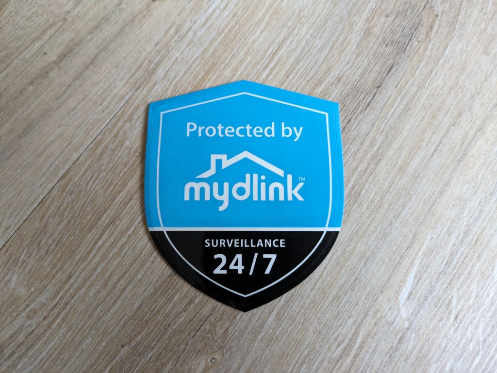Aufkleber der D-Link DCS 8620L Überwachungskamera v2