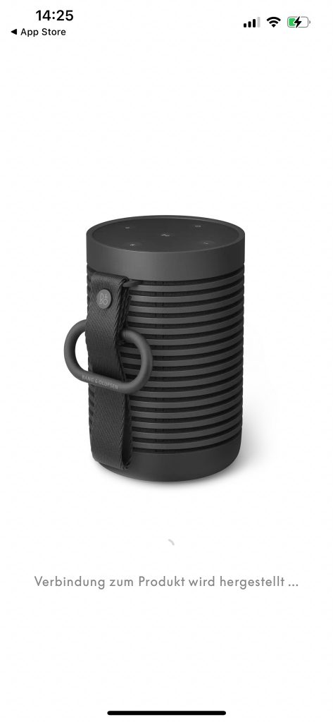 Bang & Olufsen Beosound Explore Bluetooth-Lautsprecher App 01