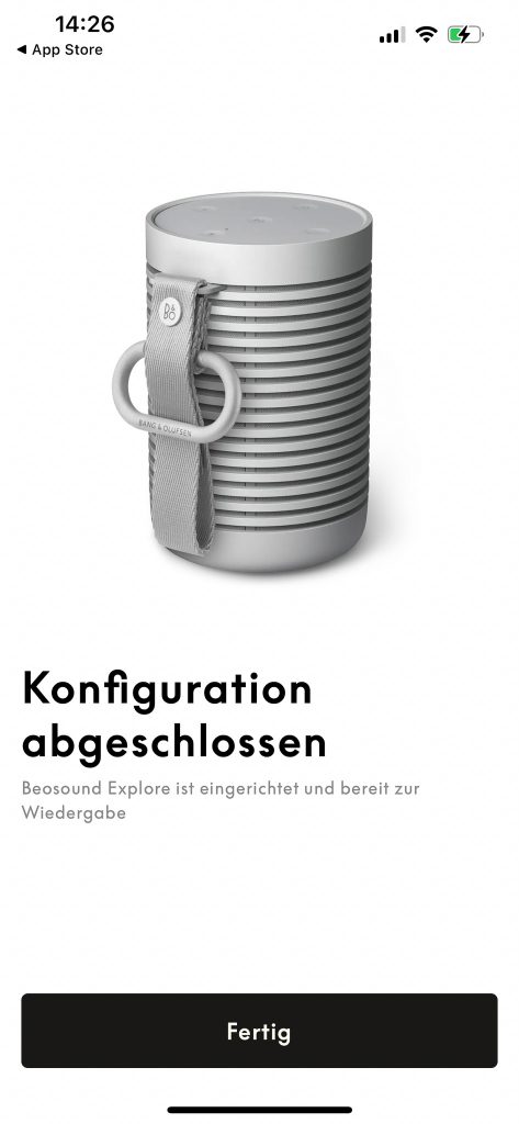 Bang & Olufsen Beosound Explore Bluetooth-Lautsprecher App 02