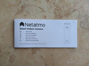 Bedienungsanleitung der Netatmo Welcome Überwachungskamera