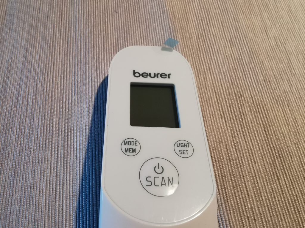 Beurer FT 85 Stirnthermometer Display ausgeschaltet