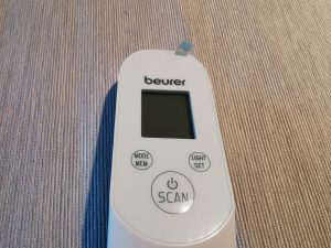 Beurer FT 85 Stirnthermometer Display ausgeschaltet