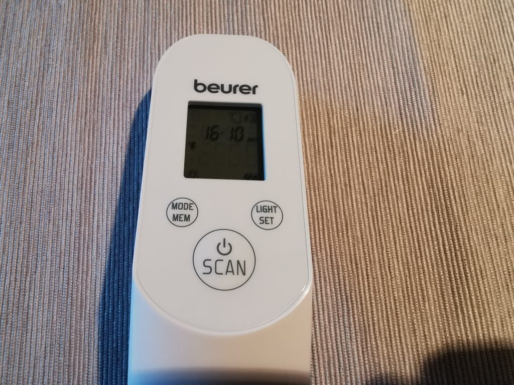 Beurer FT 85 Stirnthermometer Display unbeleuchtet