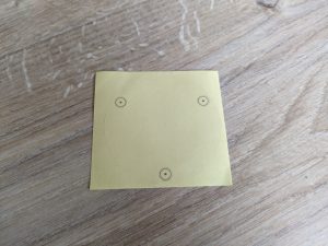 Bohrschablone der TP-Link Tapo C310 Überwachungskamera