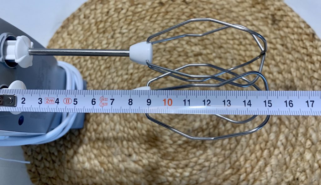 Bosch MFQ3530 Handmixer Länge der Rührbesen