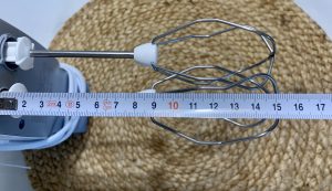 Bosch MFQ3530 Handmixer Länge der Rührbesen