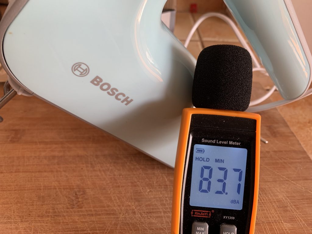 Bosch Styline MFQ40302 Handmixer Lautstärke in Dezibel