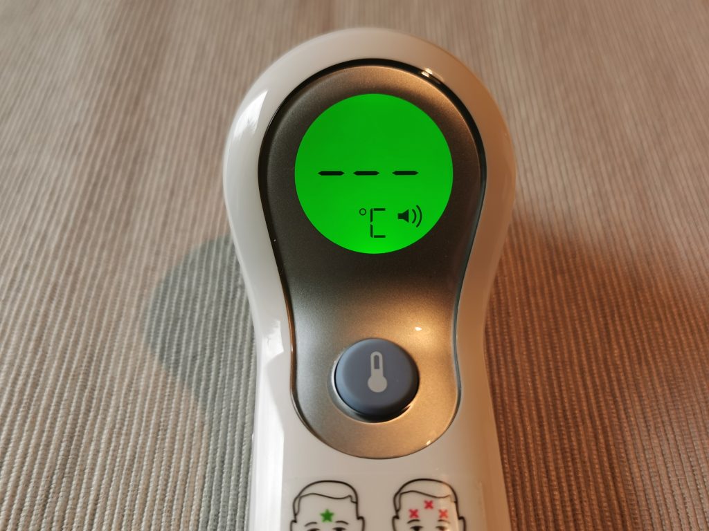 Braun BNT300 Stirnthermometer Display beleuchtet
