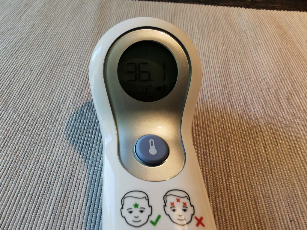 Braun BNT300 Stirnthermometer Display unbeleuchtet