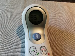 Braun BNT300 Stirnthermometer Display unbeleuchtet