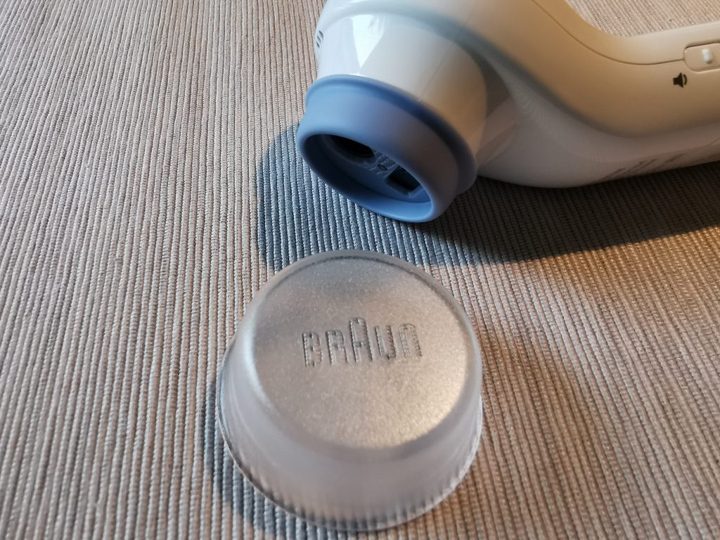Braun BNT300 Stirnthermometer Seitenansicht