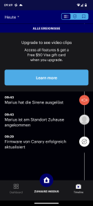 Canary Pro Überwachungskamera App