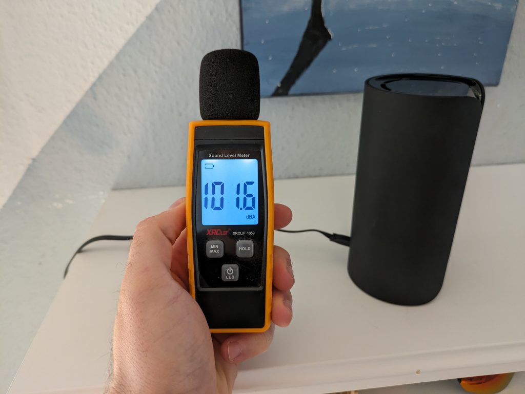 Canary Pro Überwachungskamera Lautstärke der Sirene