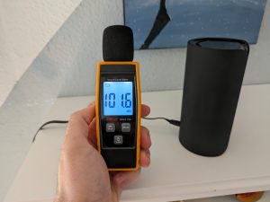 Canary Pro Überwachungskamera Lautstärke der Sirene