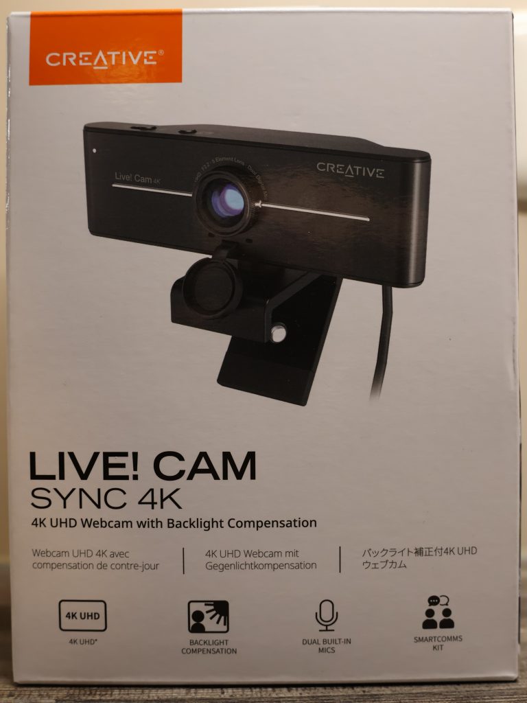 Creative Live Cam Sync 4K Webcam Karton