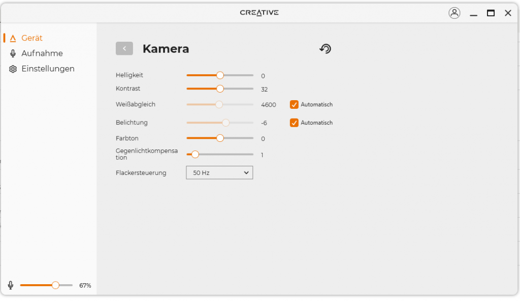 Creative Live Cam Sync 4K Webcam Screenshot 4