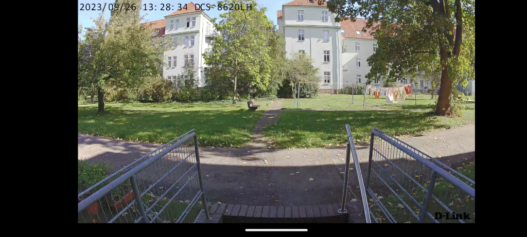 D-Link DCS 8620L Überwachungskamera Vollbildmodus