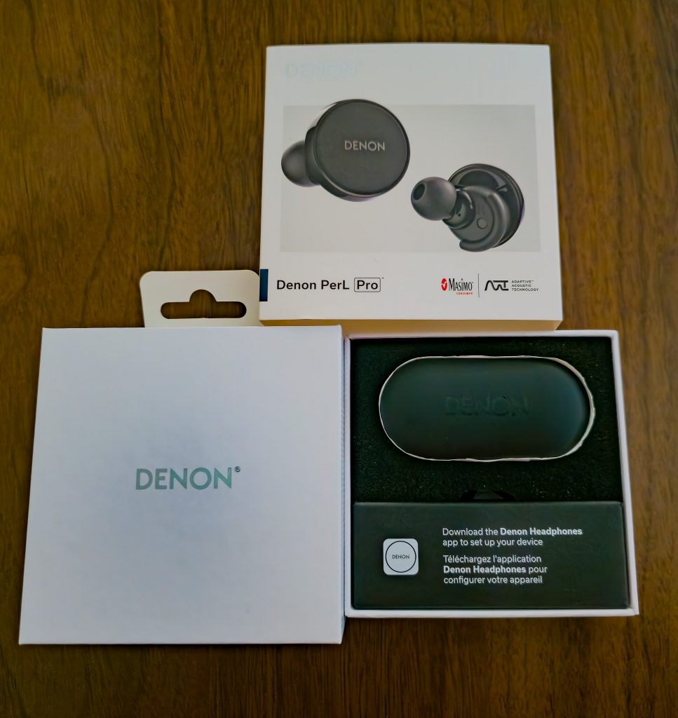 Denon PerL Pro Kopfhörer Lieferumfang