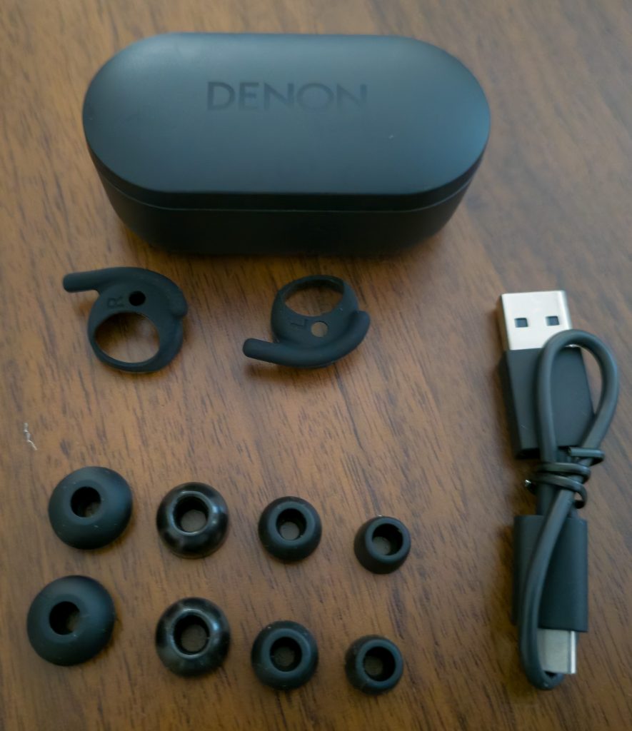Denon PerL Pro Kopfhörer Lieferumfang komplett