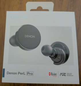 Denon PerL Pro Kopfhörer Verpackung