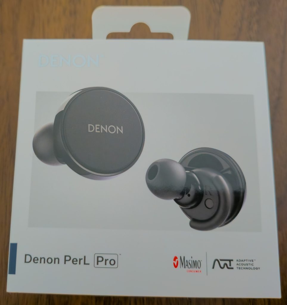 Denon PerL Pro Kopfhörer Verpackung